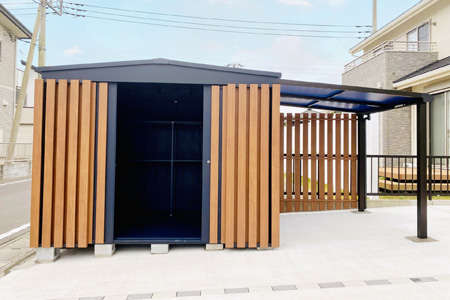 物置兼カーポート